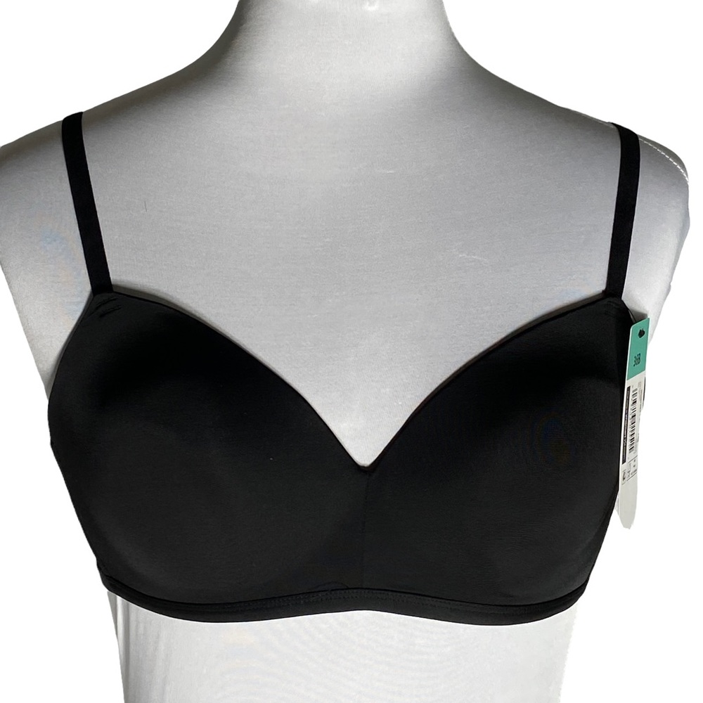 Kindly Black Wire Free T Shirt Bra New Size 36B